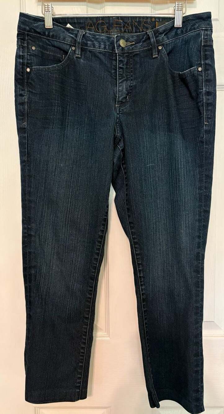 EUC JAG Jeans Skinny Jeans Size 14 Dark Wash Straight Leg, 24 Inch Inseam